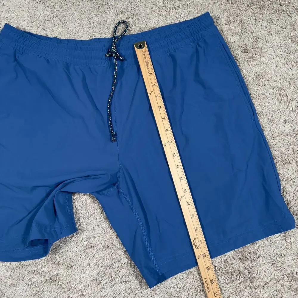 Rhone Men's 8” All Time Performance Resort Shorts Blue Linerless Size XL